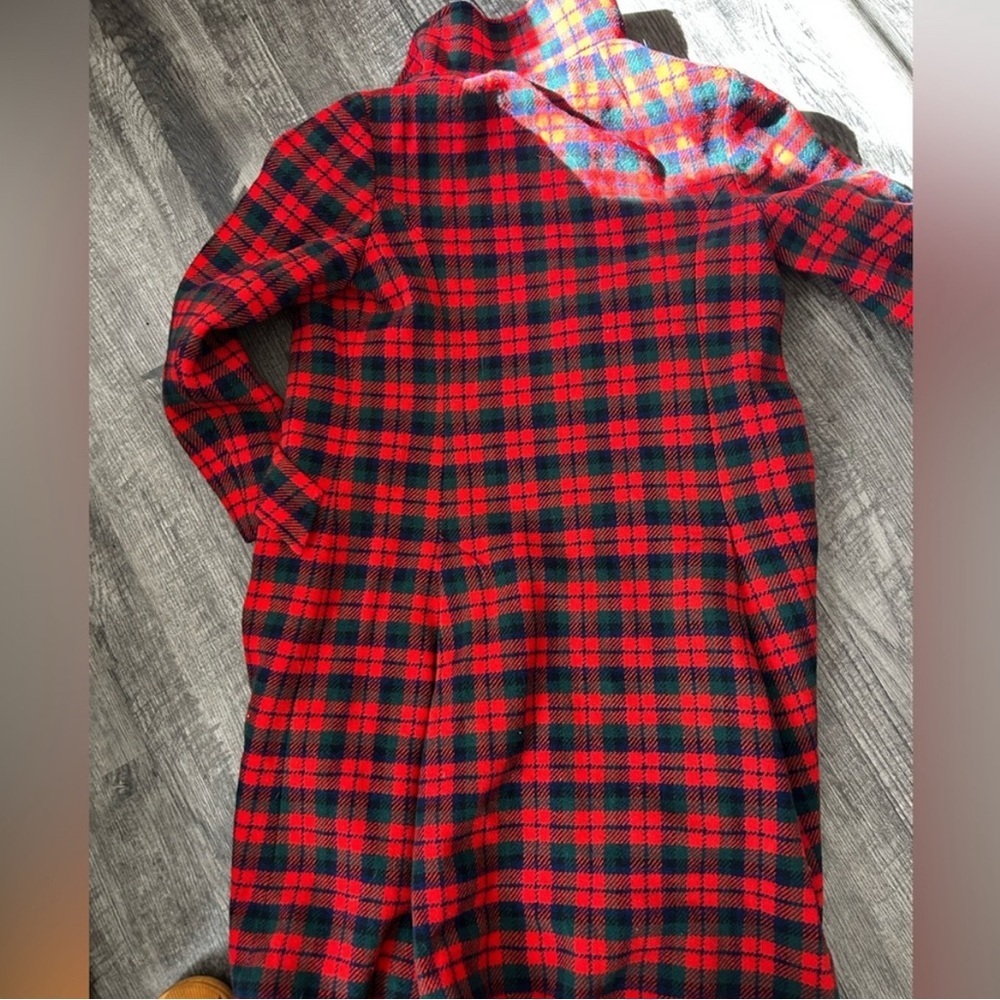 Pendleton Plaid Virgin Wool Coat - image 10